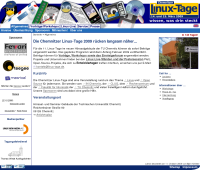 Webseite 2009