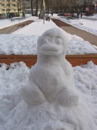 Snow art