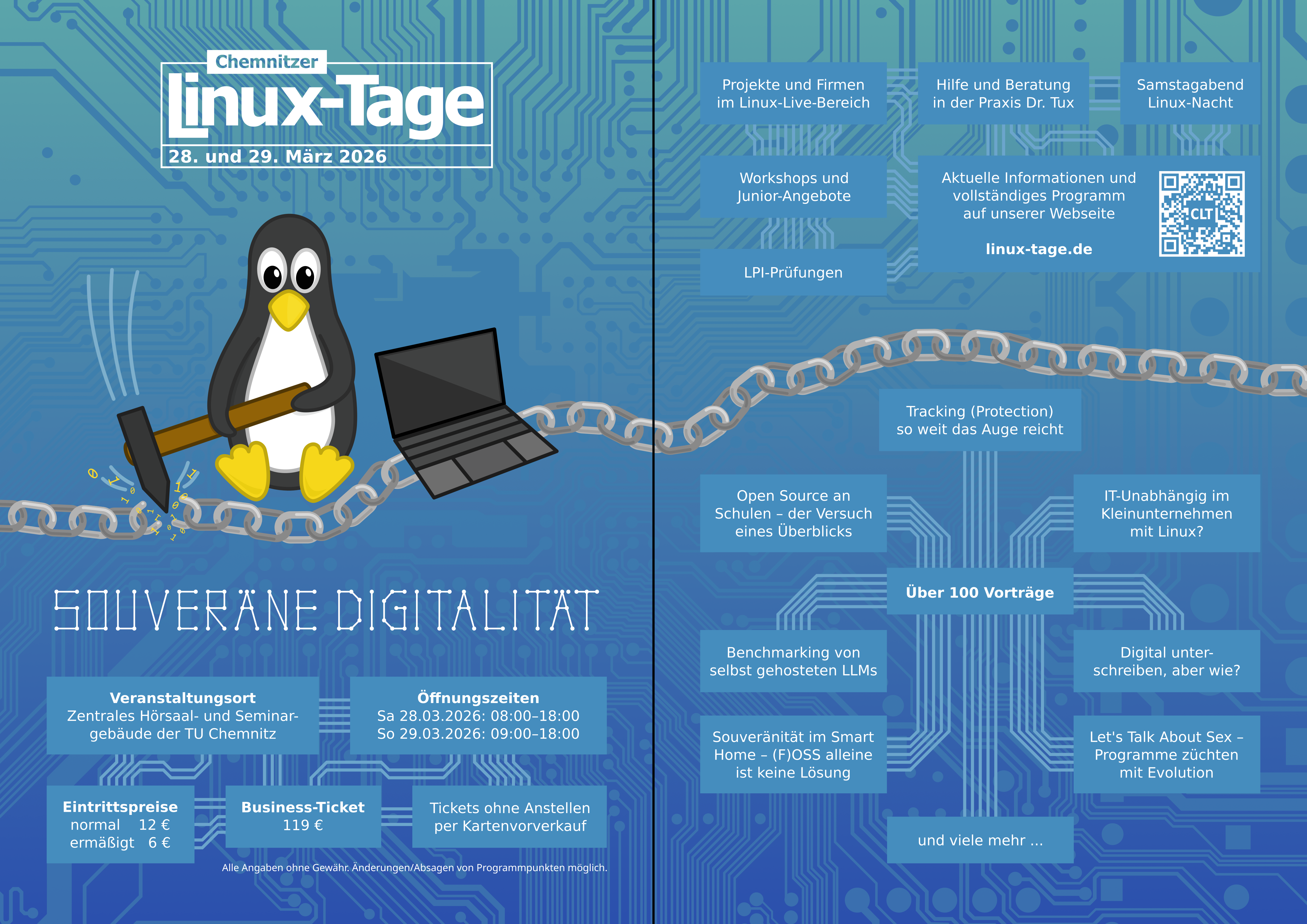 Chemnitzer Linux-Tage Anzeige A3